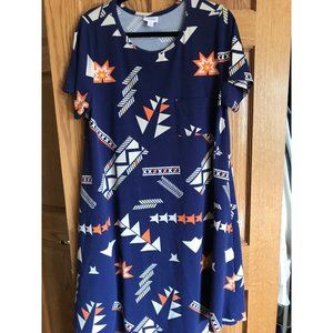 LuLaRoe Carly Dress size Large